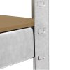 2 Garage Shelving Units 5 Tier Racking Storage Warehouse Bays Industrial Heavy Duty Boltless Steel Shelves