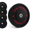Body Revolution Olympic Bumper Plates Black 80kg SET 2x5kg 2x15kg 2x20kg