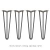4 x Hairpin Legs / Hair Pin Legs Set SkiSki Legs Furniture Desk Bench Chair Table 16