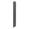 Designer Radiators 180 x 28cm Flat Panel Modern Central Heating Anthracite Grey Vertical Column Double Panel Wall Mounted Slimline Kitchen Living Room Bathroom Commercial Cleaning Brush & Fixing Kit