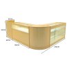 Polaris LED Shop Counter Set K1500, B1500, TB60 & CM60 - Maple
