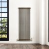 Traditional 3 Column Radiator - 1500 x 560mm - Raw Metal
