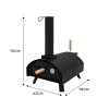 Fresh Grills Classic Outdoor Pizza Oven with Multi-Fuel Capability, Pizza Peel & Stone, 400C Max Temp