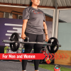 Olympic Tri-Grip Rubber Weight Plates Black Pairs Sets 20 kg PAIR