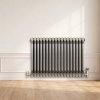 Traditional 3 Column Radiator - 600 x 830mm - Raw Metal