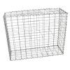 Monster Shop Gabion Baskets Galvanised Steel Cages Stone Mesh Wire Outdoor Basket Spiral Retaining Wall Planter Garden / 100 x 95 x 30cm / 4 Pack