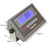 Pallet Scales Industrial Heavy Duty Weighing Scale LCD Display Weigh Measurement 120cm x 120cm