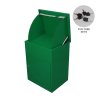 Parcel Post Box Lockable Wall Mounted Secure Large Outdoor Letter Smart Mail Drop Box Weatherproof Galvanised Steel | 5 Keys | 580 x 460 x 360mm