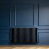 Traditional 4 Column Radiator - 600 x 1010mm - Anthracite Grey