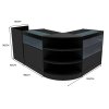 Europa LED Shop Counter Set B900, C900, TB60 & LM60 - Black