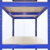 3 x Garage Shelving / Extra Large Shed Racking Unit 120cm Wide x 60cm Deep x 180cm High T-RAX + FREE Rubber Mallet