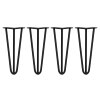 4 x Hairpin Legs / Hair Pin Legs Set SkiSki Legs Furniture Desk Bench Chair Table 12