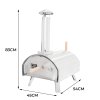 Fresh Grills Premium Outdoor Pizza Oven, Dual-Wall Insulated, Multi-Fuel, 500C Max Temperature with Pizza Peel, Stone & Rain Cover