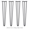 4 x Hairpin Legs / Hair Pin Legs Set SkiSki Legs Furniture Desk Bench Chair Table 28