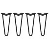 4 x Hairpin Legs / Hair Pin Legs Set SkiSki Legs Furniture Desk Bench Chair Table 12