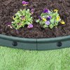 Flexible Lawn Edging Garden Border Grass Pathways Path Edge Vegetable Plot Flowerbed Raised Borders Rubber Artificial Grass Green | Pack of 28 x 1.2m