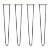 4 x Hairpin Legs / Hair Pin Legs Set SkiSki Legs Furniture Desk Bench Chair Table 28