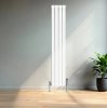 Flat Single Column Radiator - 1600 x 280mm - White