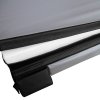 Hot Tub Cover Spa Lid 220cm x 220cm Square Black Hard Top Weatherproof PVC Leather Foam 25KG/m3 Density Galvanized C-Channel UV Mildew Flame Resistant