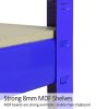1 Bay Garage Shelving / Workshop Storage / Shed Racking 5 Tier 1200mm wide T-RAX