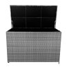 Rattan Cushion Storage Box 996L - Grey
