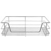 KuKoo 4 x Kitchen Pull Out Soft Close Baskets, 600mm Wide Cabinet, Slide Out Wire Storage Drawers