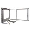 KuKoo Left Hand Corner Kitchen Pull Out Baskets, 90-100cm Cabinet, 4 Metal Slide Out Storage Drawers