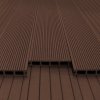 Jardí Composite Decking Boards / 7 Square Metres Conker Brown / Wood Effect WPC Pack Garden Outdoor Patios Terrace Hot Tub Tiles (incl. Fixing Screws, Clips & Edging Strips)