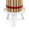 KuKoo Manual Apple Fruit Press for Homemade Juice, Wine & Cider Making, 6 Litre, Wooden