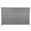 Rattan Cushion Storage Box 996L - Grey