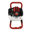 Petrol Earth Auger Drill Garden Earth Borer Post Hole Digger Borer 52cc & Post Driver 2-Stroke Fence Post Knocker Rammer Garden Hole Digger 52cc Borer Picket Fencing SET FREE Safety Gear