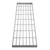 Galvanised Grating Floor Forge Walkway Mesh Floor Panel Grid Drainage Gutter Vent Heavy Duty Weatherproof Steel Zinc Coated 800mm x 240mm x 30mm 4mm Metal Thickness 192kg Load Capacity