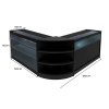 Demeter LED Shop Counter Set K1200, B1200 & LM60 - Black