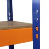 Monster Racking S-RAX 5 x Metal Shelving Heavy Duty Racking Units, 265kg/Shelf, 150cm x 50cm x 180cm