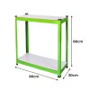 Polytunnel Greenhouse Walk In Galvanised Racking Windows Doors Growhouse PE Cover Gardening Metal Frame Outdoor Storage Garden Tent Vegetable Flower Plant 25mm Diameter | 4 x 2m