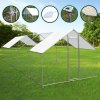 Walk In Chicken Run Cage Coop 3m x 8m x 2m Dog Pen House Kennel Large Metal Enclosure Rabbits Ducks Poultry Roof Cover Shelter Sunshade Pets Outdoor Backyard Farm Animal