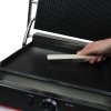 KuKoo Grooved / Flat Panini Press Ribbed Contact Grill Toaster Sandwich Maker Commercial Catering Machine