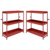 Monster Racking Volcano Van Racks Metal Shelves Shelving Tool Storage Unit Duo, 116.5cm x 115cm x 34.8cm