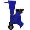 Petrol Wood Chipper 7HP Garden Shredder Mulcher Heavy Duty 4 Stroke Tree Timber Brush Branch Chipping Shredding 76mm Cutting Capacity 3600RPM Blade Speed Compact Portable Wheels FREE PPE & Tool Kit