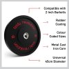 Body Revolution Olympic Bumper Plates Black 150kg SET