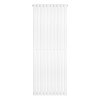 Oval Single Column Radiator - 1600 x 600mm - White