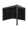 Aluminium Pergola With Anthracite Blinds - 3m x 3m
