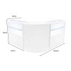 Selene LED Shop Counter Set CM60 & 2 x C900 - White