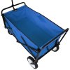 Foldable Garden Cart Pull Wagon Heavy Duty Trolley Utility Wheelbarrow Trailer Wheels Collapsible Folding Transport