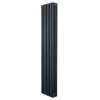 Traditional 4 Column Radiator - 1800 x 380mm - Anthracite Grey