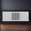 Traditional 3 Column Radiator 600mm x 1462mm Modern Central Heating Heater Gloss White Carbon Steel Horizontal Wall Mounted Kitchen Living Room Bathroom Cleaning Brush Fixing Kit & Brackets