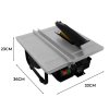 Wet Tile Cutter Table Saw Electric 600W 230V 2 x FREE 180mm Diamond Blades 330 x 360mm Worktop 35mm Cutting Depth 2950 RPM 0-45? Tilting Range Heavy Duty Cutting Machine Wall & Floor Stainless Steel