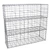 Gabion Baskets Galvanised Steel Cages Mesh Wire Stone Basket Outdoor Spiral Retaining Wall Planter Garden / 100 x 30 x 30cm / 3 Pack