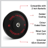 Olympic Bumper Plates Black 15 kg Pair