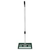 Lawn Leveller 50cm x 32cm Levelling Rake Lute Heavy Duty Lightweight Galvanised Steel Aluminium Green 1.2 - 1.9m Extendable Handle Easy Grip Landscaping Garden Tool Grass Soil Artificial Turf Compost